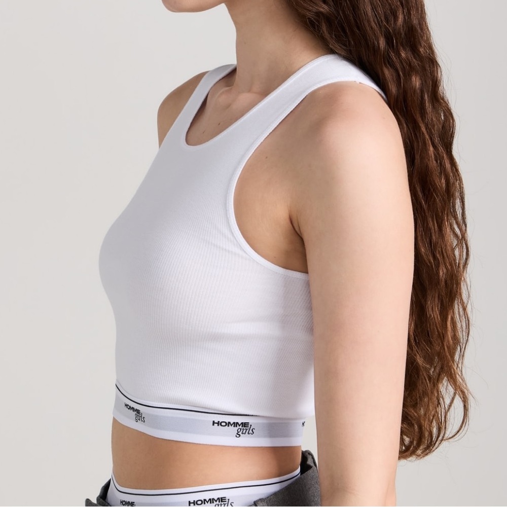 Hommegirls Logo Cropped Tank